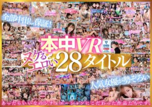【hnvr00109】本中VRヌケるエロい28タイトル｜パッケージ画像
