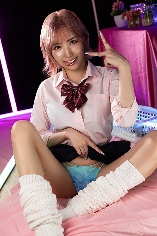 【VR】天井特化アングルVR ~ギャルJ〇リフレ~ 春陽モカ 15枚目